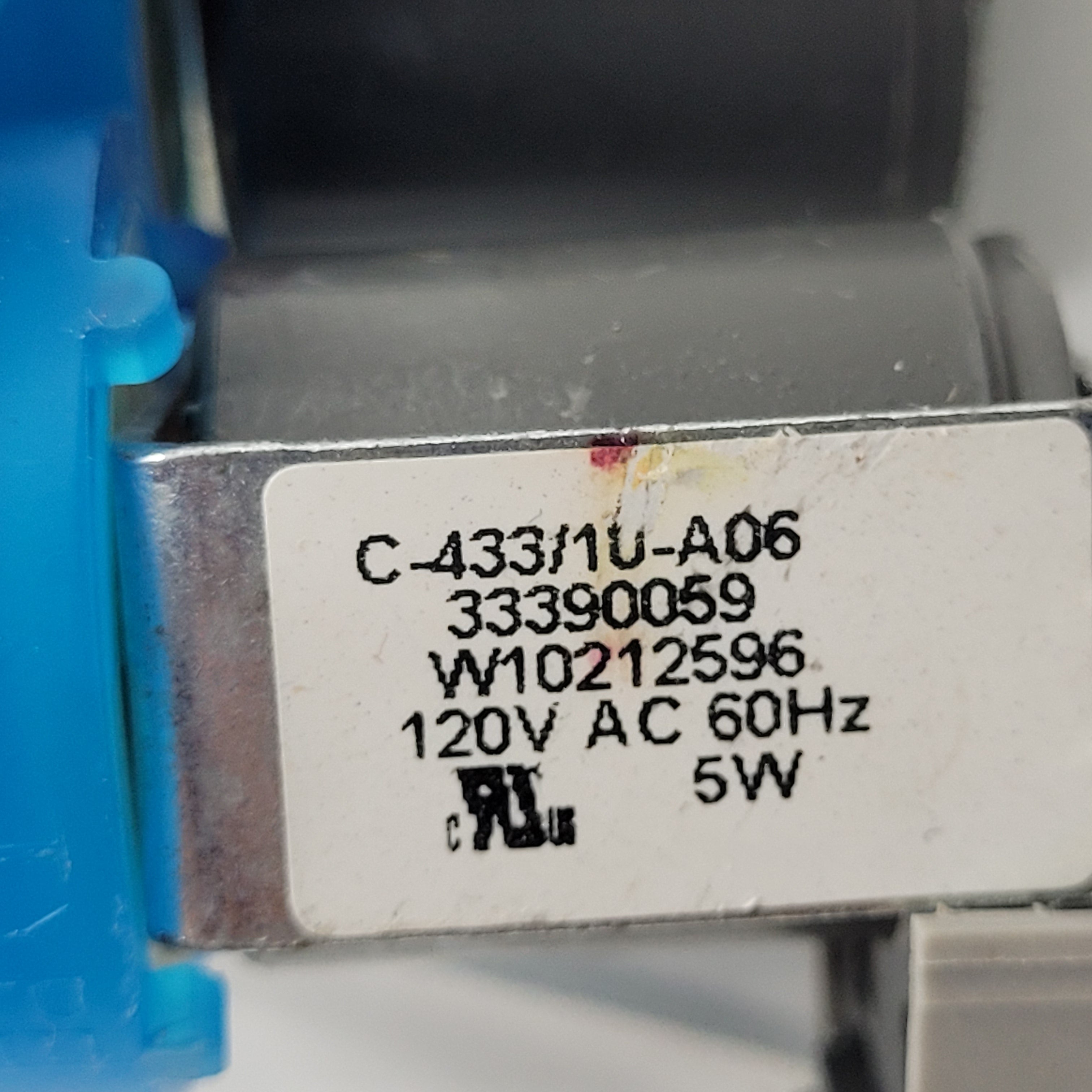 Whirlpool Washing Machine Water Inlet Valve For The Cold Water W10212596 Whirlpool Washing Machine Water Inlet Valve For The Cold Water W10212596